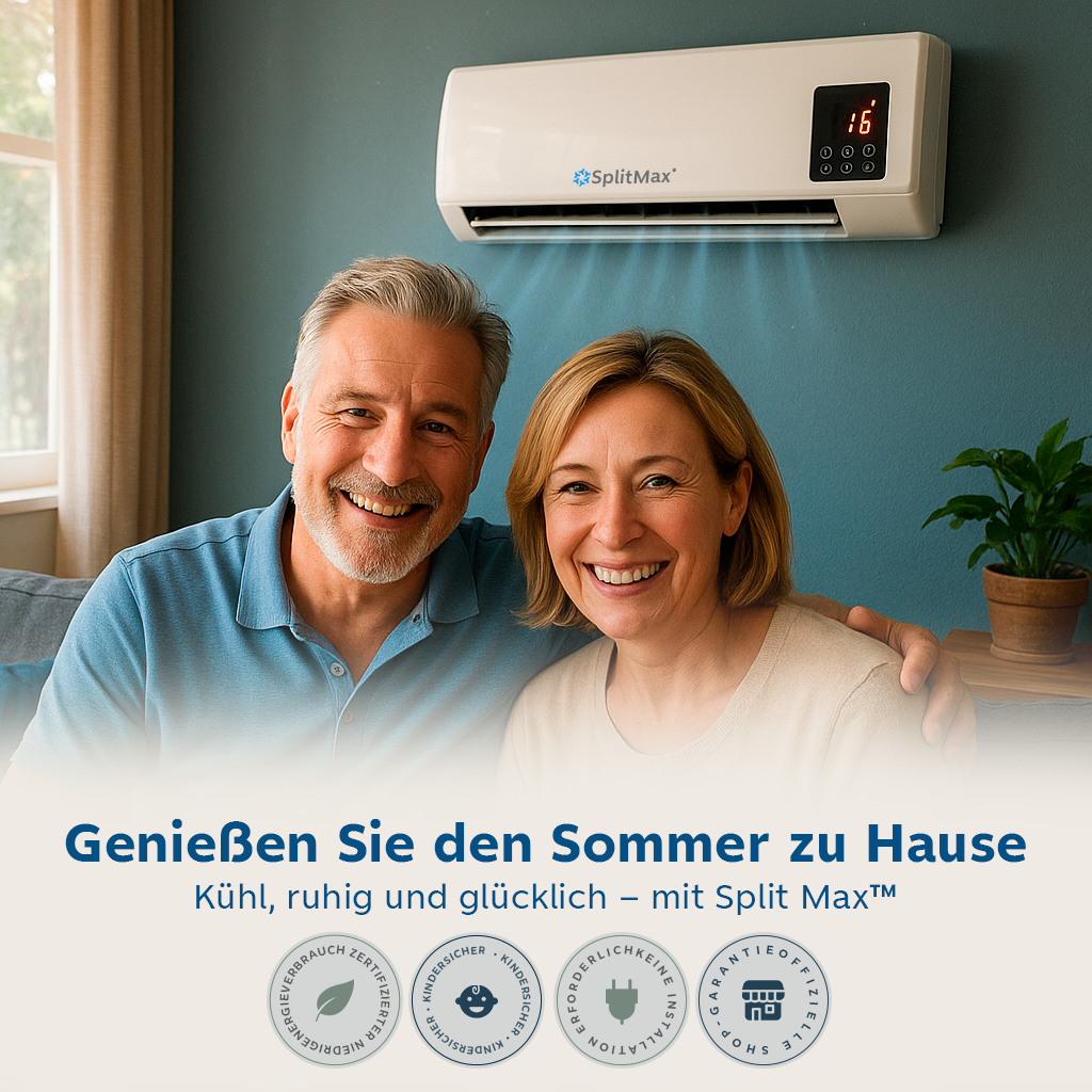 SplitMax™ – Tragbare Turbo-Klimaanlage